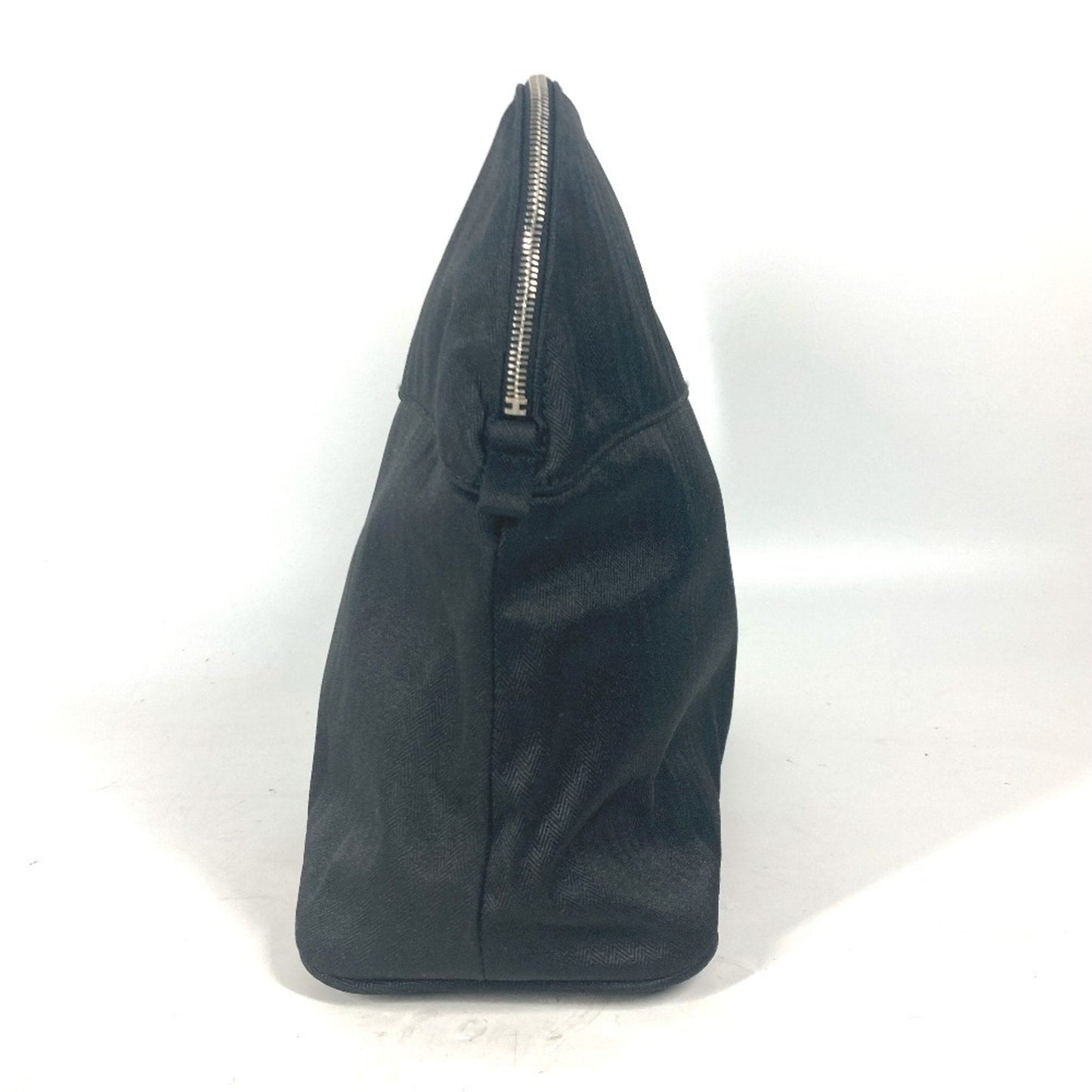 Hermes Black Cotton Polyamide Pouch ( )