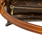 LOUIS VUITTON Monogram Vivacite MM Shoulder Bag M51164 Brown PVC Leather Women's