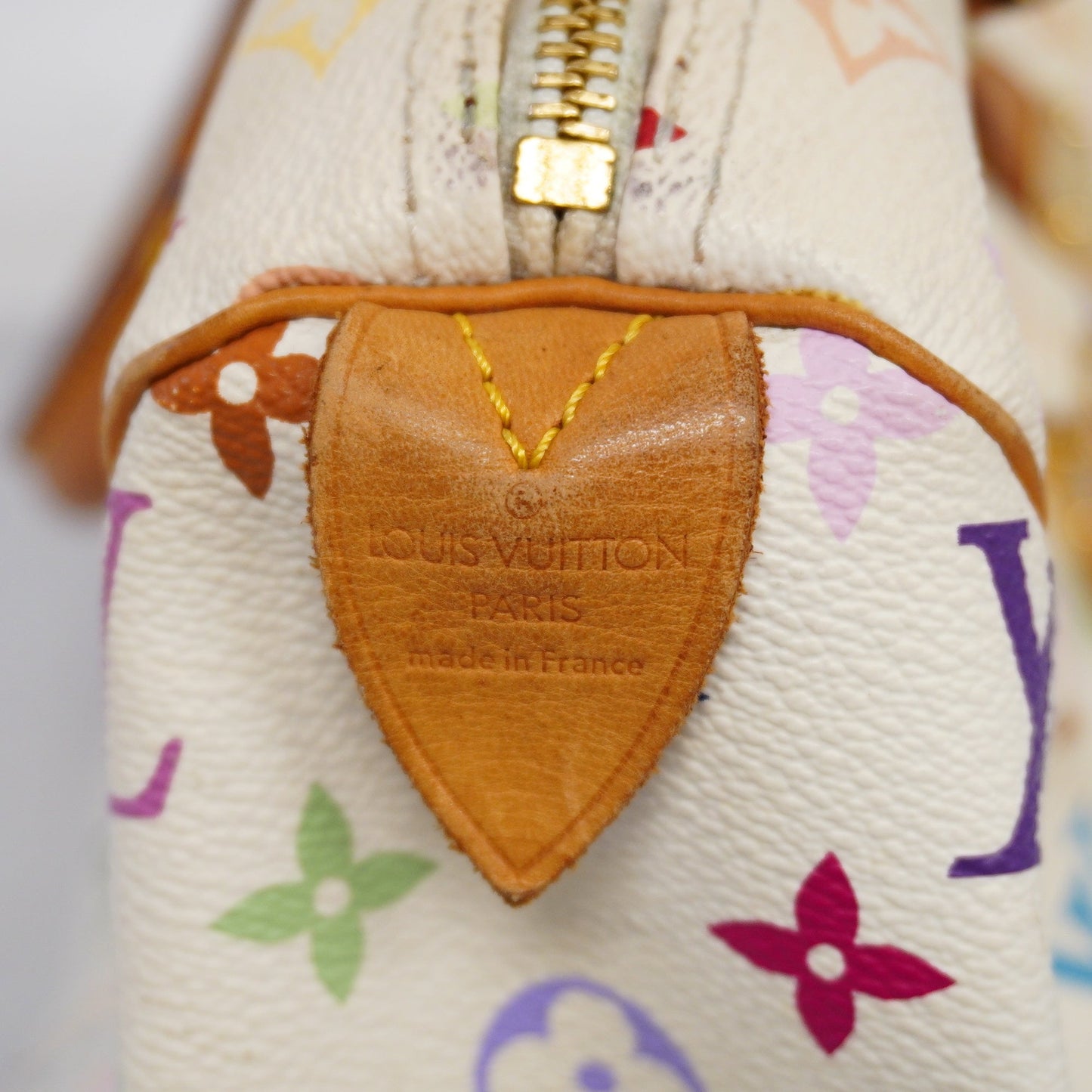 LOUIS VUITTONAuth  Monogram Multicolore Speedy 30 M92643 Handbag Blanc