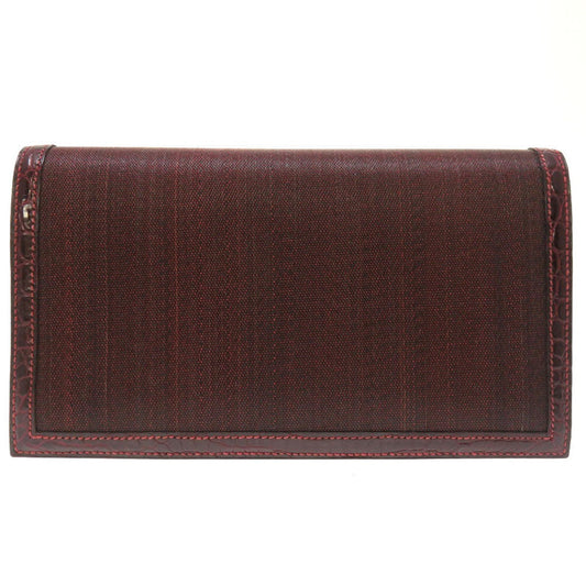 Hermes Bordeaux Crinoline Red Color Crinoline Clutch Bag ( )