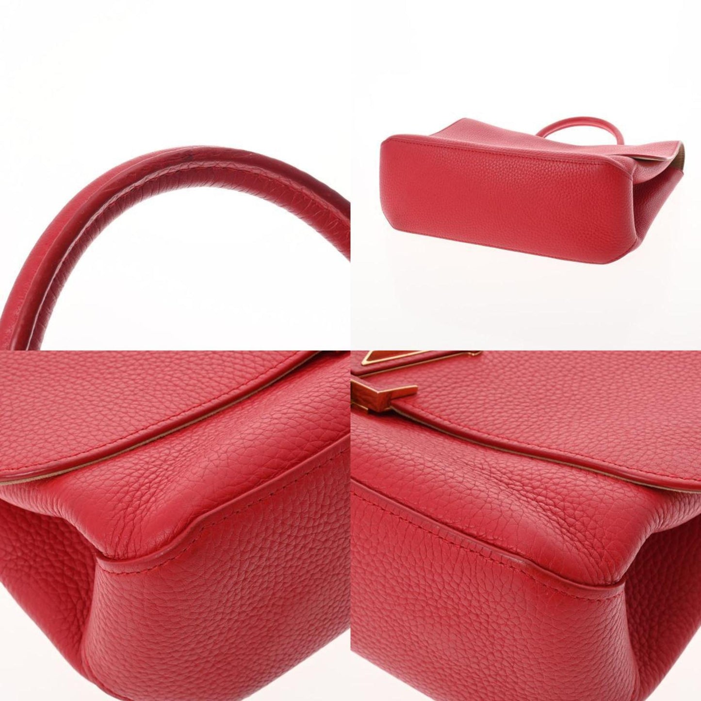 LOUIS VUITTON Volta Red M50287 Ladies Taurillon Leather Shoulder Bag