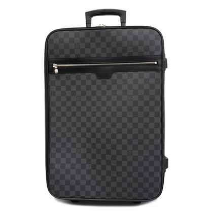 LOUIS VUITTONAuth  Damier Graphite Luggage Pegas 55 N23294
