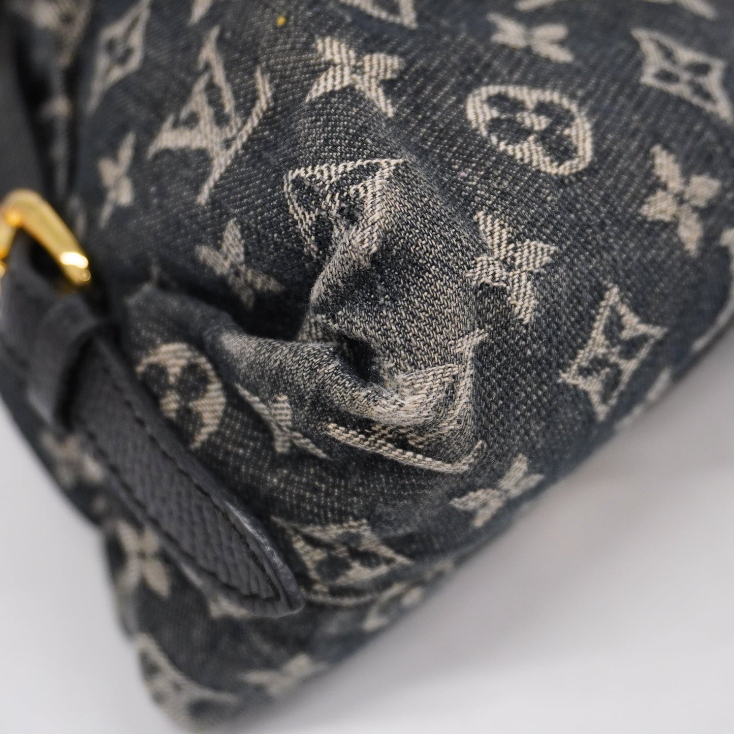 LOUIS VUITTONAuth  Monogram Denim Neokavi MM M95351 Women's Handbag