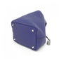Hermes Blue Taurillon Clemence Leather Handbag ( )