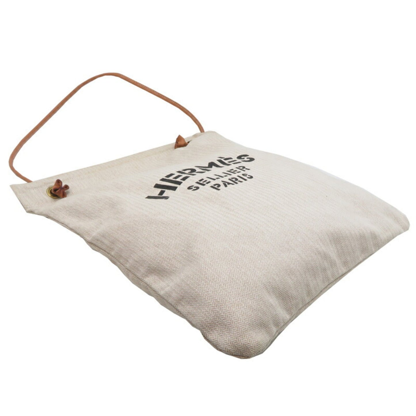 Hermes Beige Cotton Shoulder Bag ( )