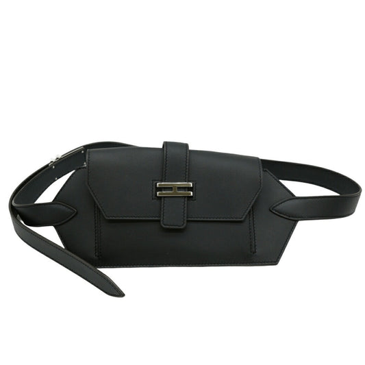 Hermes Black Swift Leather Fanny Pack ( )