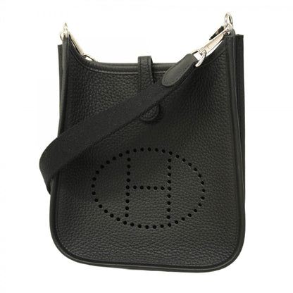 Hermes Black Taurillon Clemence Leather Shoulder Bag ( )