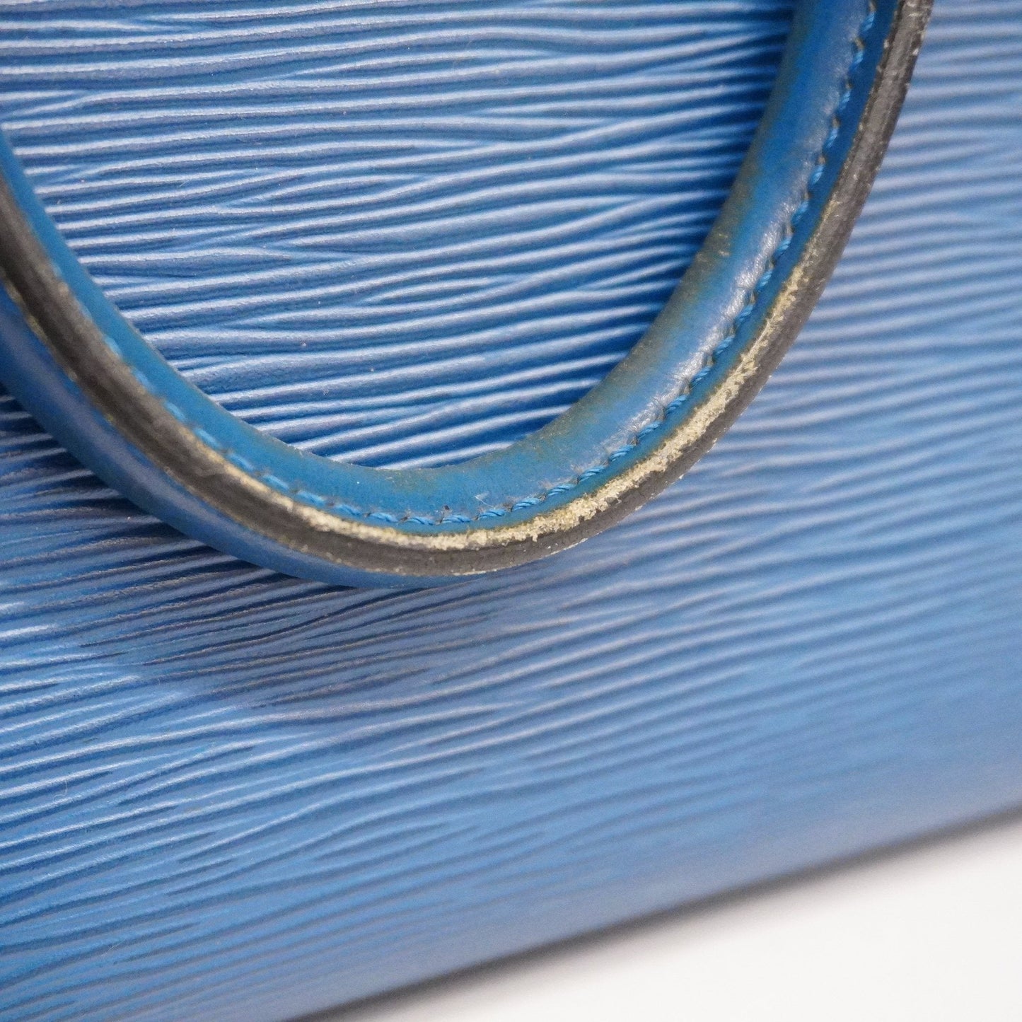 LOUIS VUITTONAuth  Epi Ponneuf M52055 Women's Handbag Toledo Blue