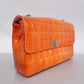 CHANEL   2.55 Chocolate Bar W Chain Women's Leather Shoulder Bag Pink
