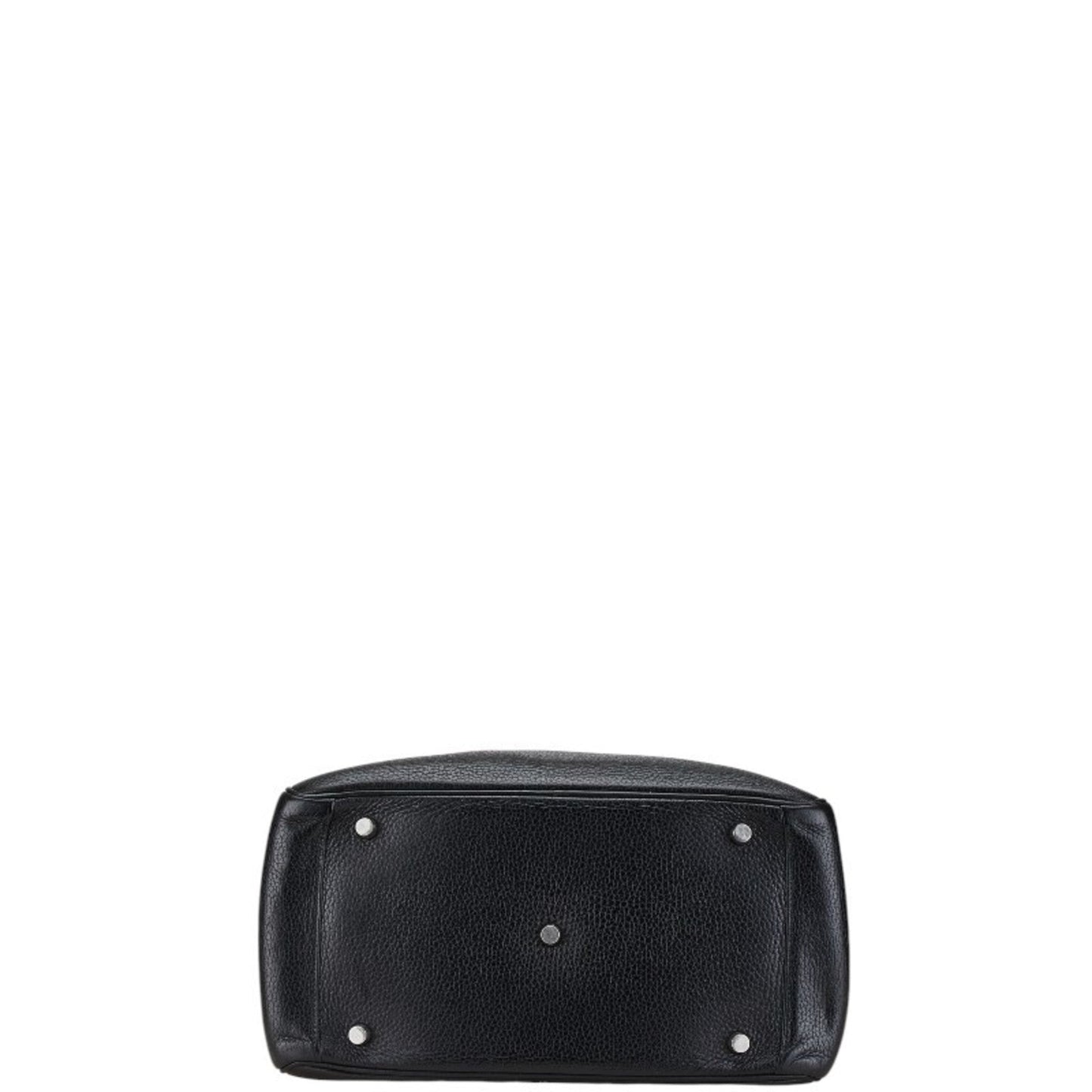 Hermes Black Taurillon Clemence Leather Handbag Shoulder Bag ( )