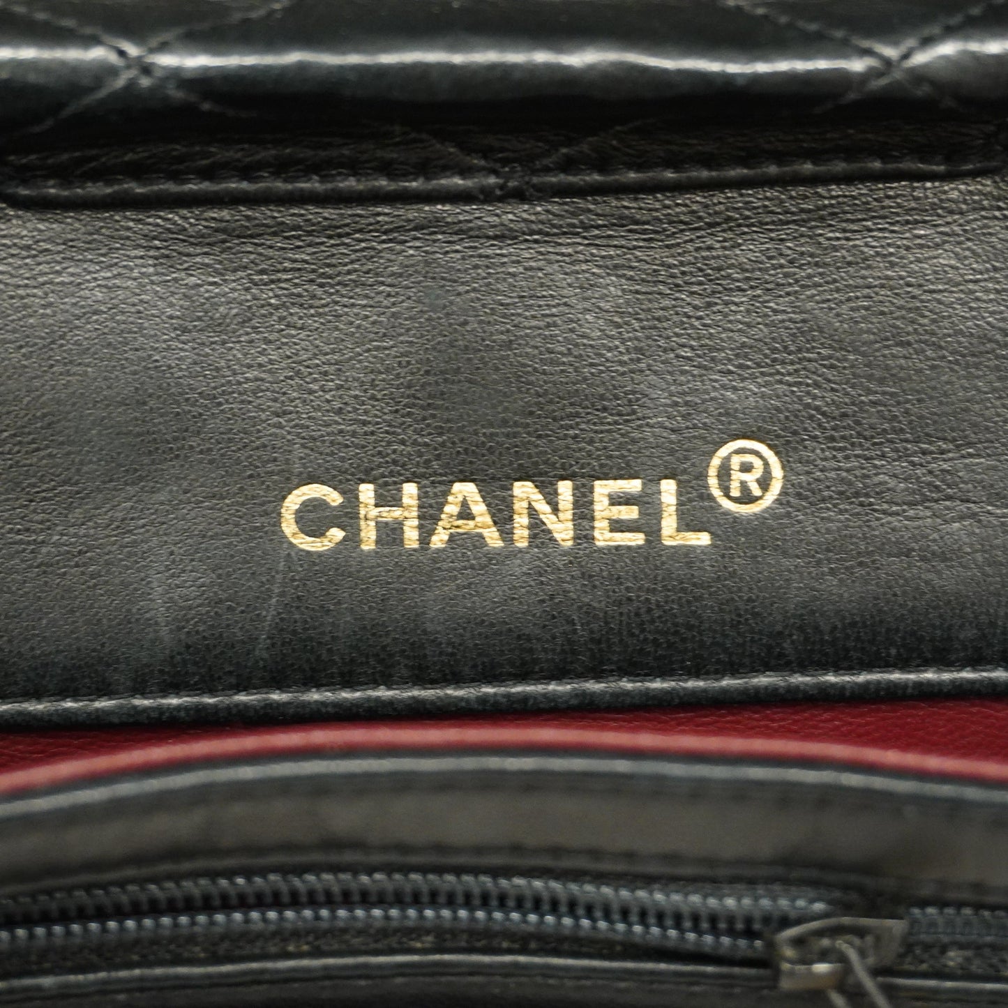 CHANEL   Matelasse Chain Shoulder Women's Leather Shoulder Bag Black