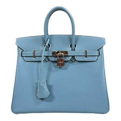 Hermes Blue Epsom Leather Handbag ( )