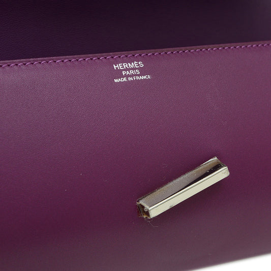 Hermes Anemone Leather Clutch Bag ( )
