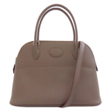Hermes Brown Epsom Leather Handbag ( )