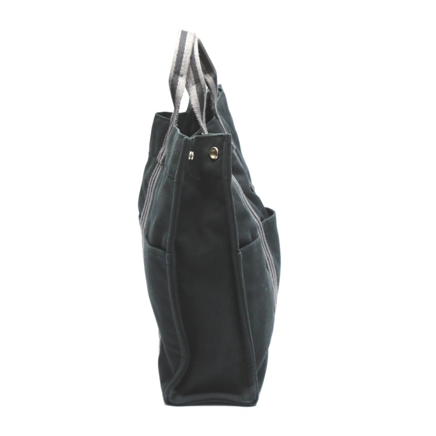 Hermes Black Cotton Tote Bag ( )