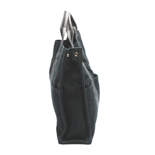 Hermes Black Cotton Tote Bag ( )