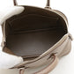 Hermes Bolide Etoupe Gray Leather Handbag ( )