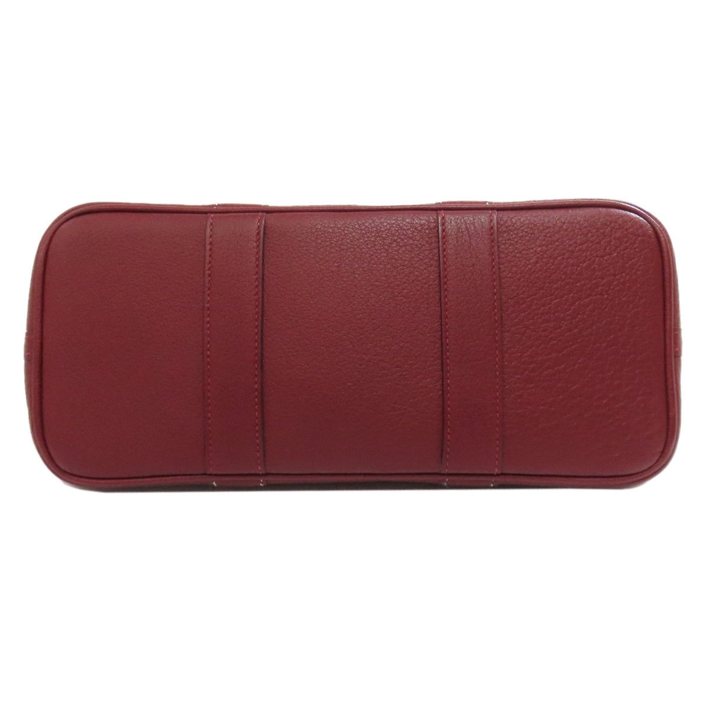 Hermes Bordeaux Gray Canvas Handbag ( )