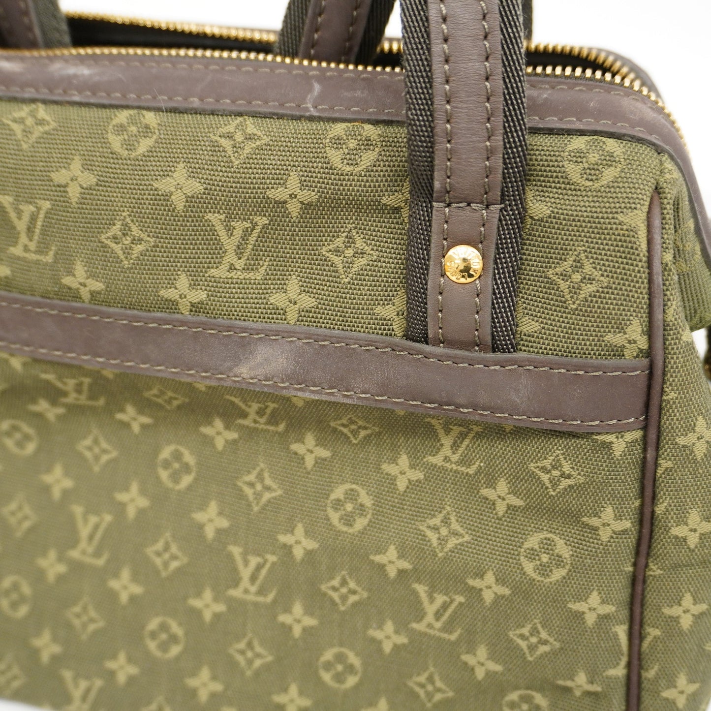 LOUIS VUITTONAuth  Monogram Mini Josephine PM M92415 Women's Handbag TST Khaki