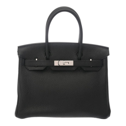 Hermes Black Togo Leather Handbag ( )