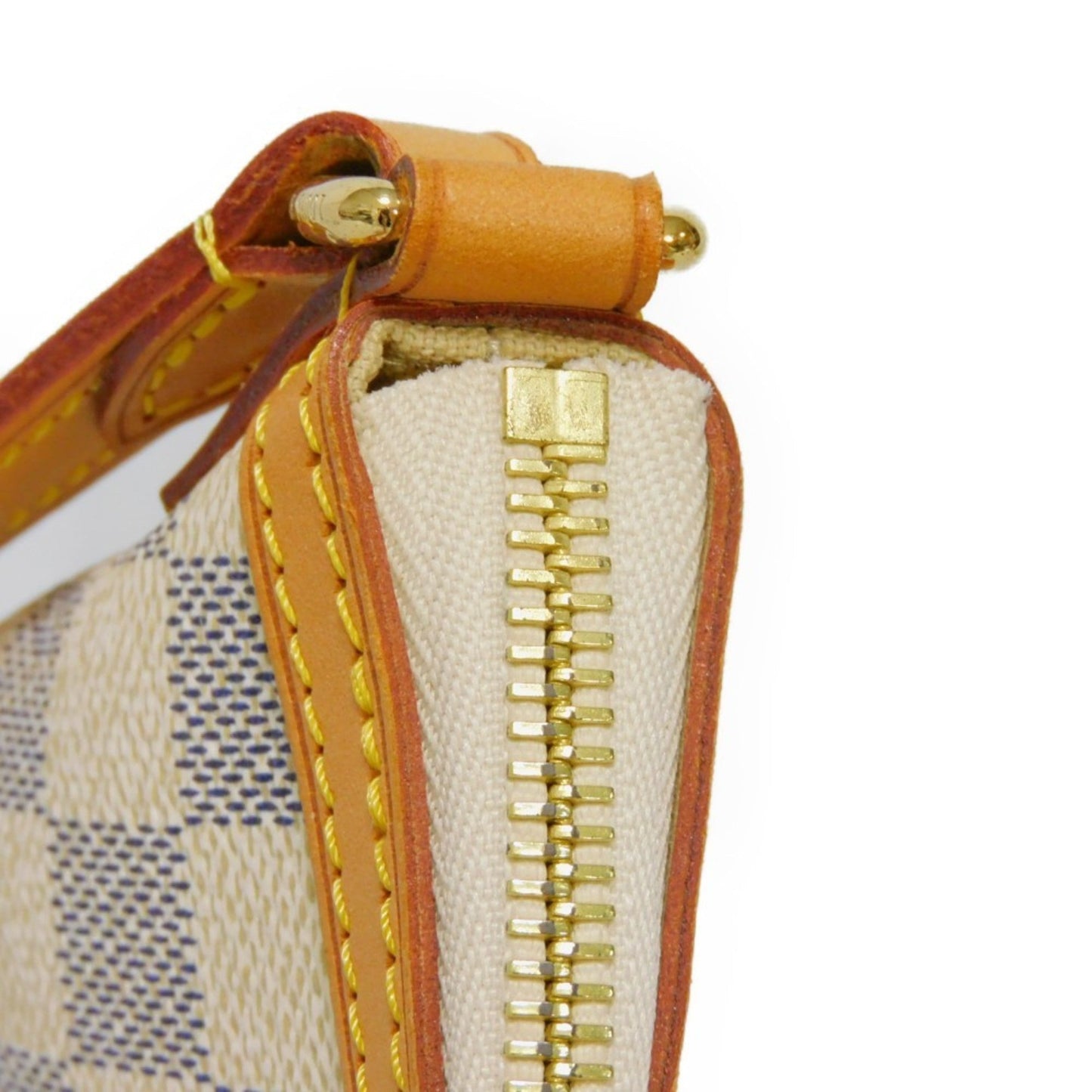 LOUIS VUITTON Shoulder Bag Syrac  PM Logo Crossbody White Natural Damier Azur Ivory N41113 Men's Women's