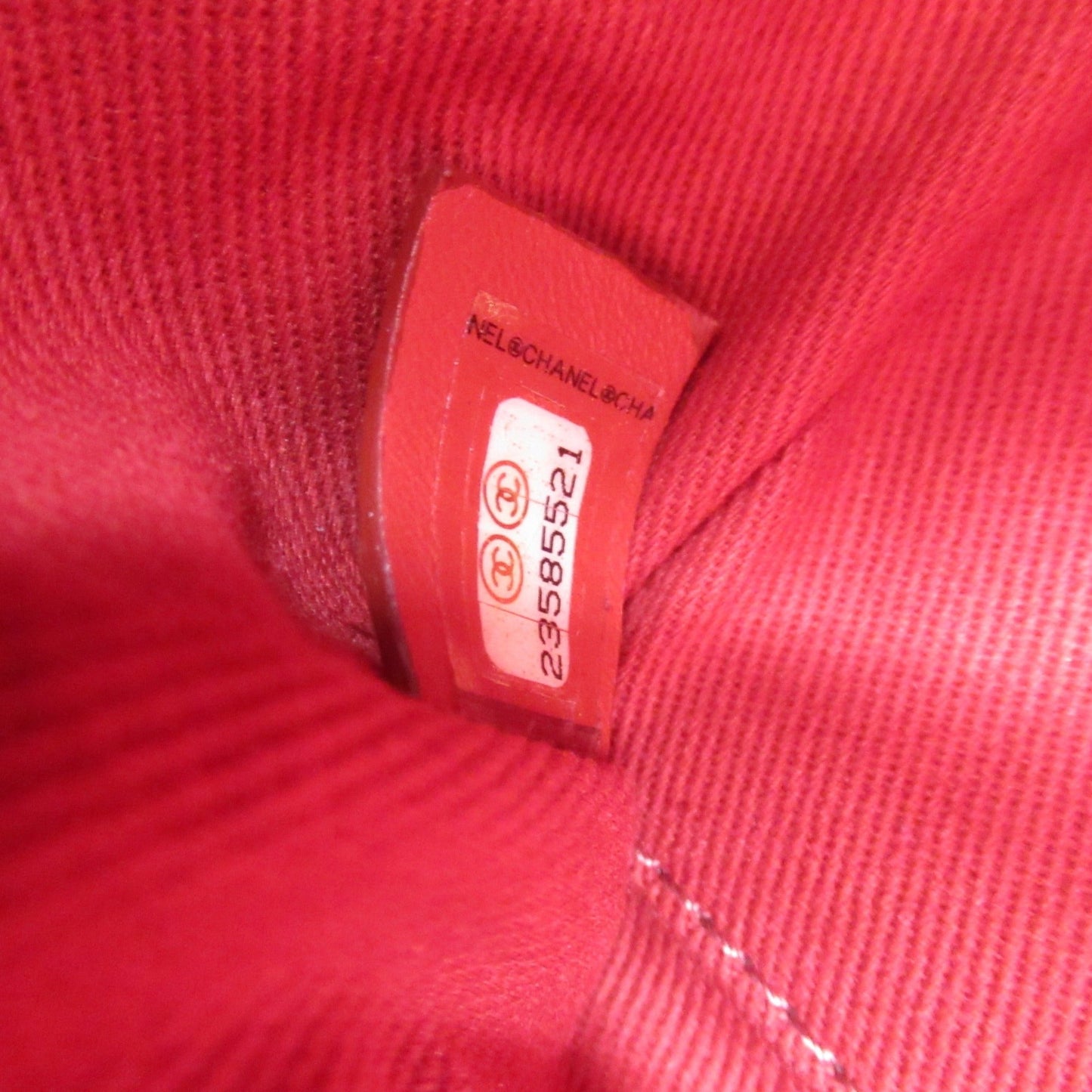 CHANEL 2way Boston bag Red Caviar Skin [Grained Calf]