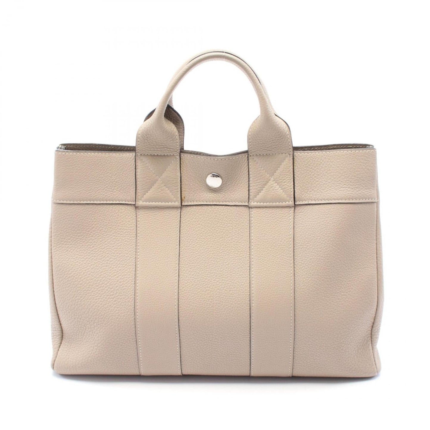 Hermes Beige Gris Tourterelle Togo Leather Tote Bag ( )