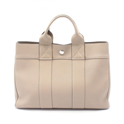 Hermes Beige Gris Tourterelle Togo Leather Tote Bag ( )