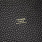 Hermes Black Taurillon Clemence Leather Handbag ( )