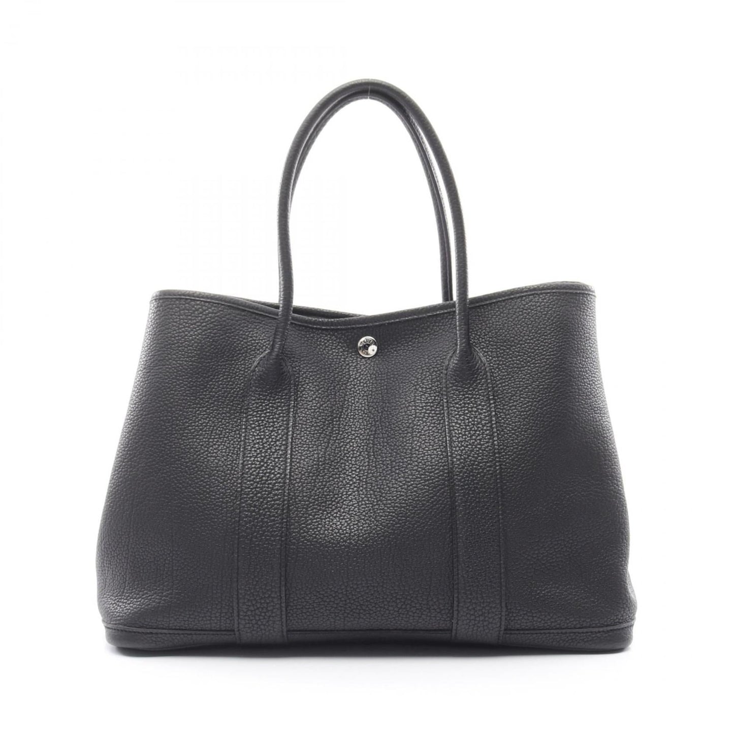 Hermes Black Negonda Leather Leather Tote Bag ( )