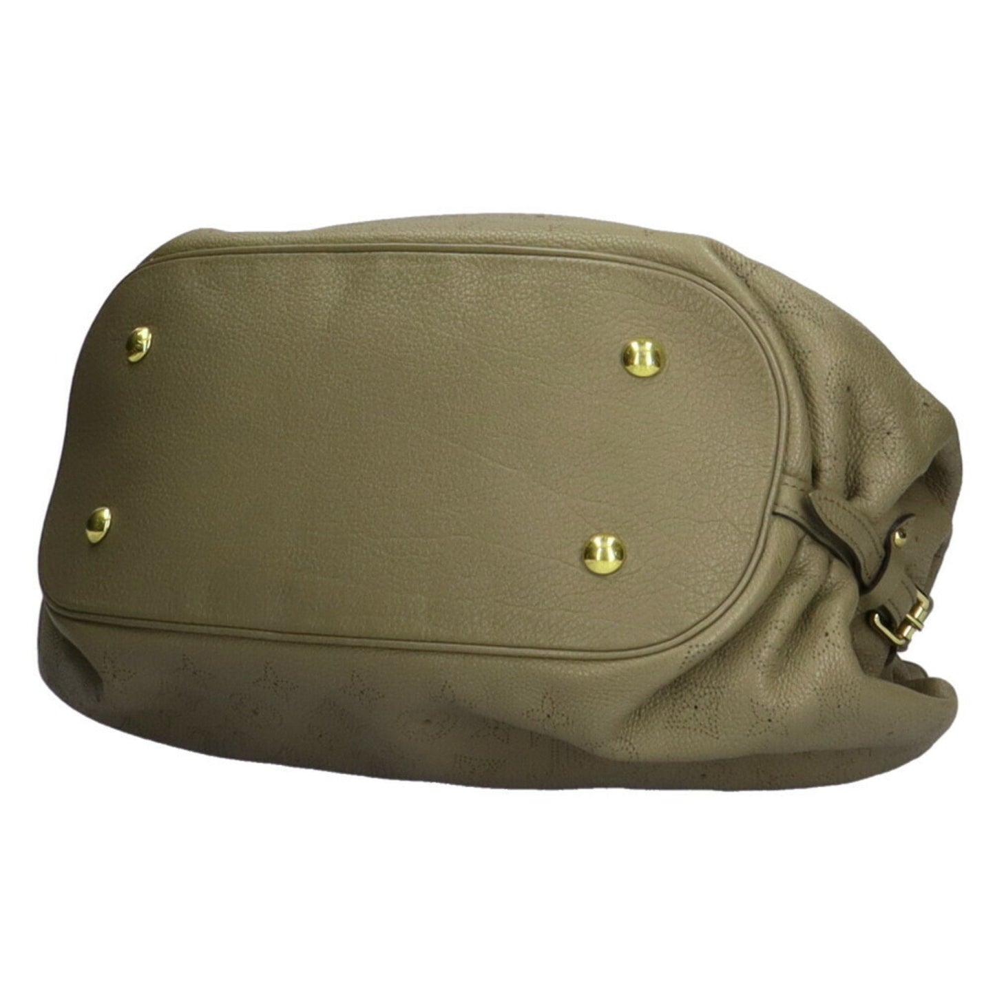 Louis Vuitton XL Mahina Shoulder Bag Monogram Gray Ladies