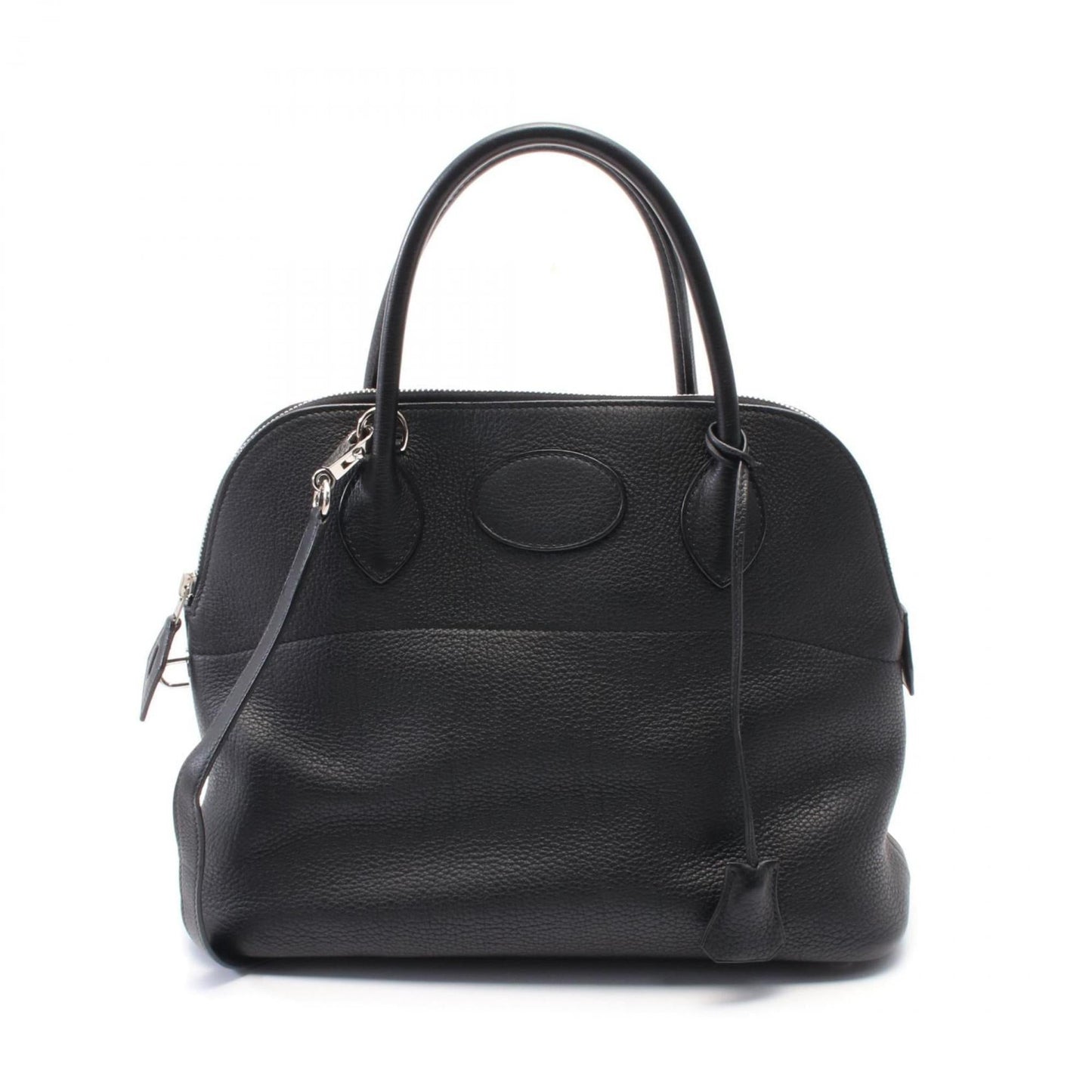 Hermes Bolide Black Leather Handbag ( )