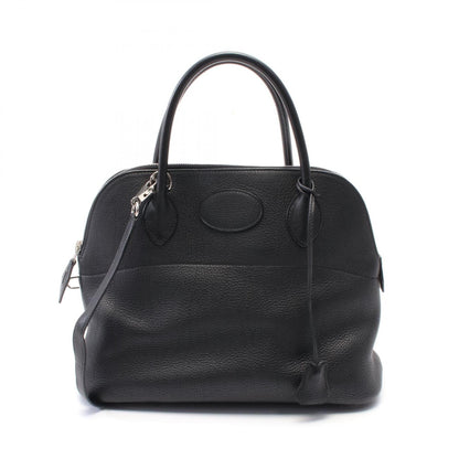 Hermes Bolide Black Leather Handbag ( )