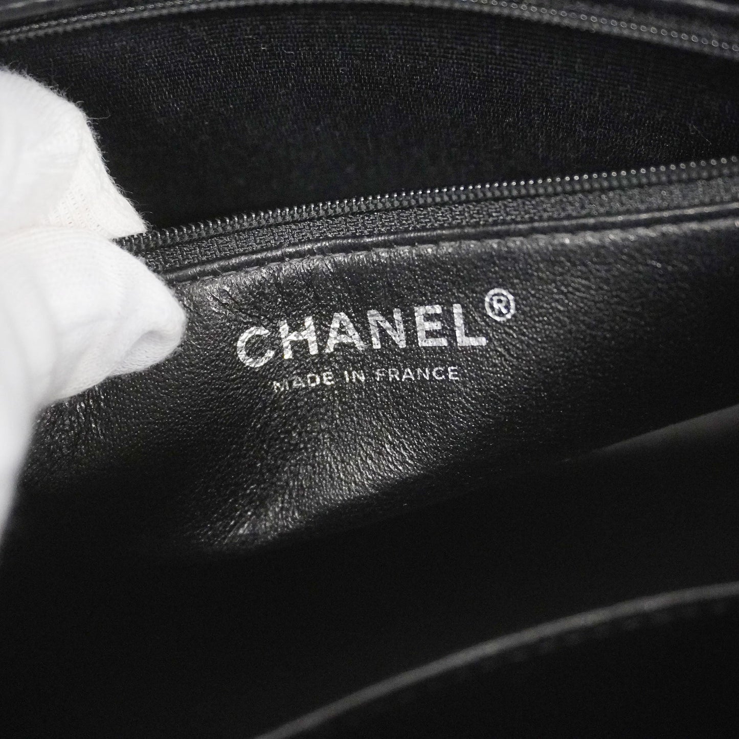 CHANEL   Reprint Tote Women's Leather Tote Bag Black