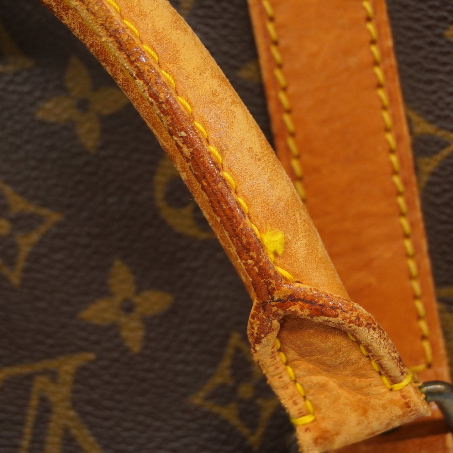 LOUIS VUITTONAuth  Monogram Keepall Bandouliere 55 M41414 Boston Bag
