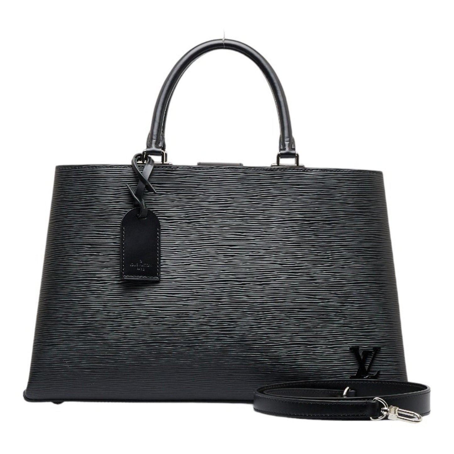 LOUIS VUITTON Epi Kleber MM Handbag Shoulder Bag M51323 Noir Black Leather Ladies
