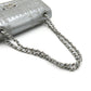 CHANEL Airline W Flap ChainShoulder Silver Calfskin [cowhide]