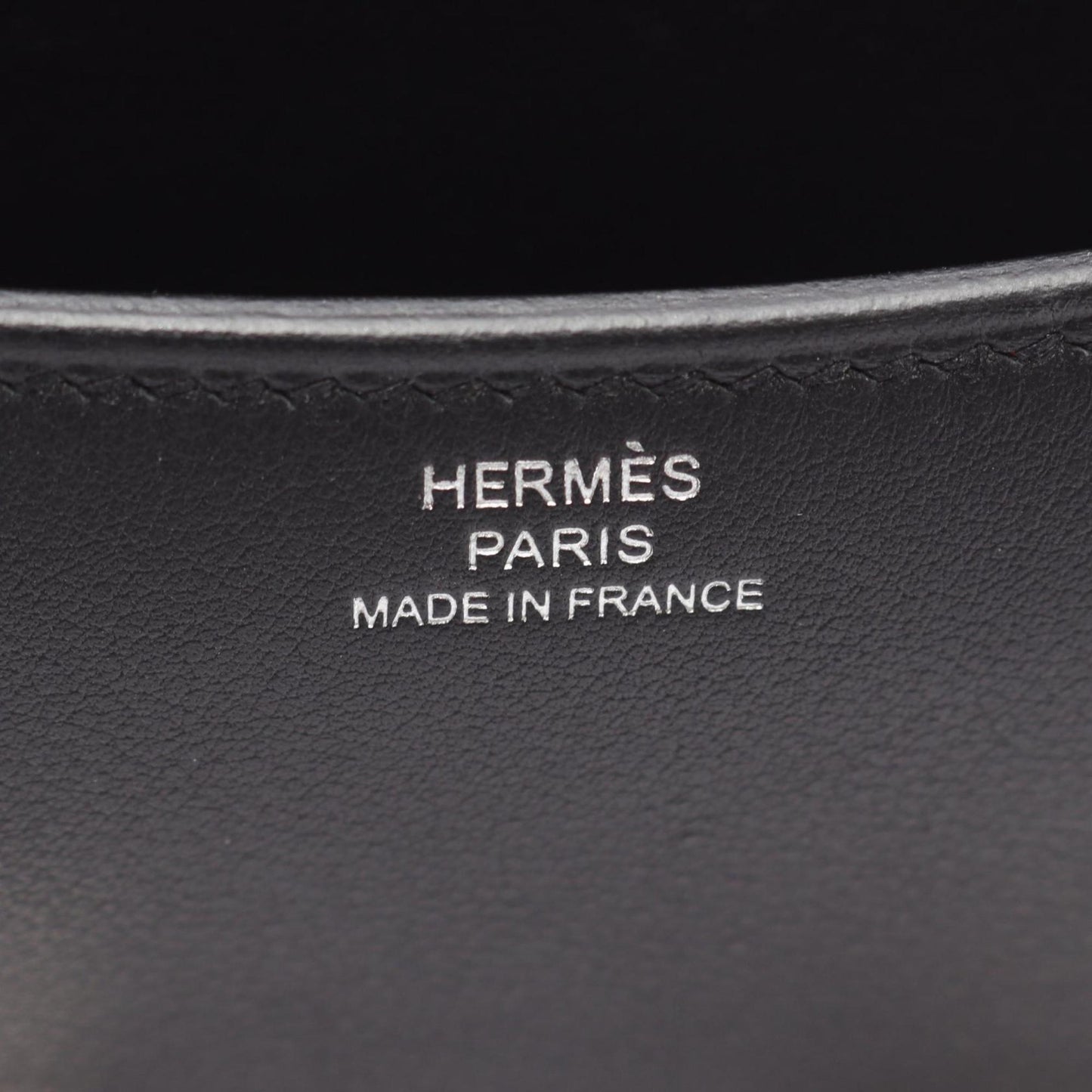 Hermes Black Swift Leather Shoulder Bag ( )