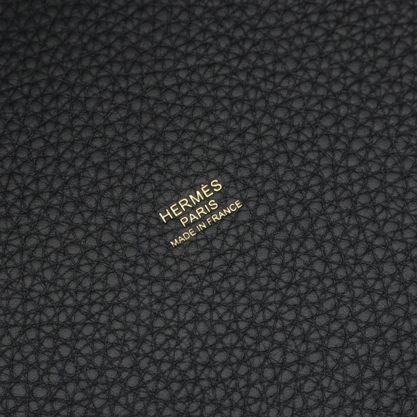 Hermes Black Taurillon Clemence Leather Handbag ( )