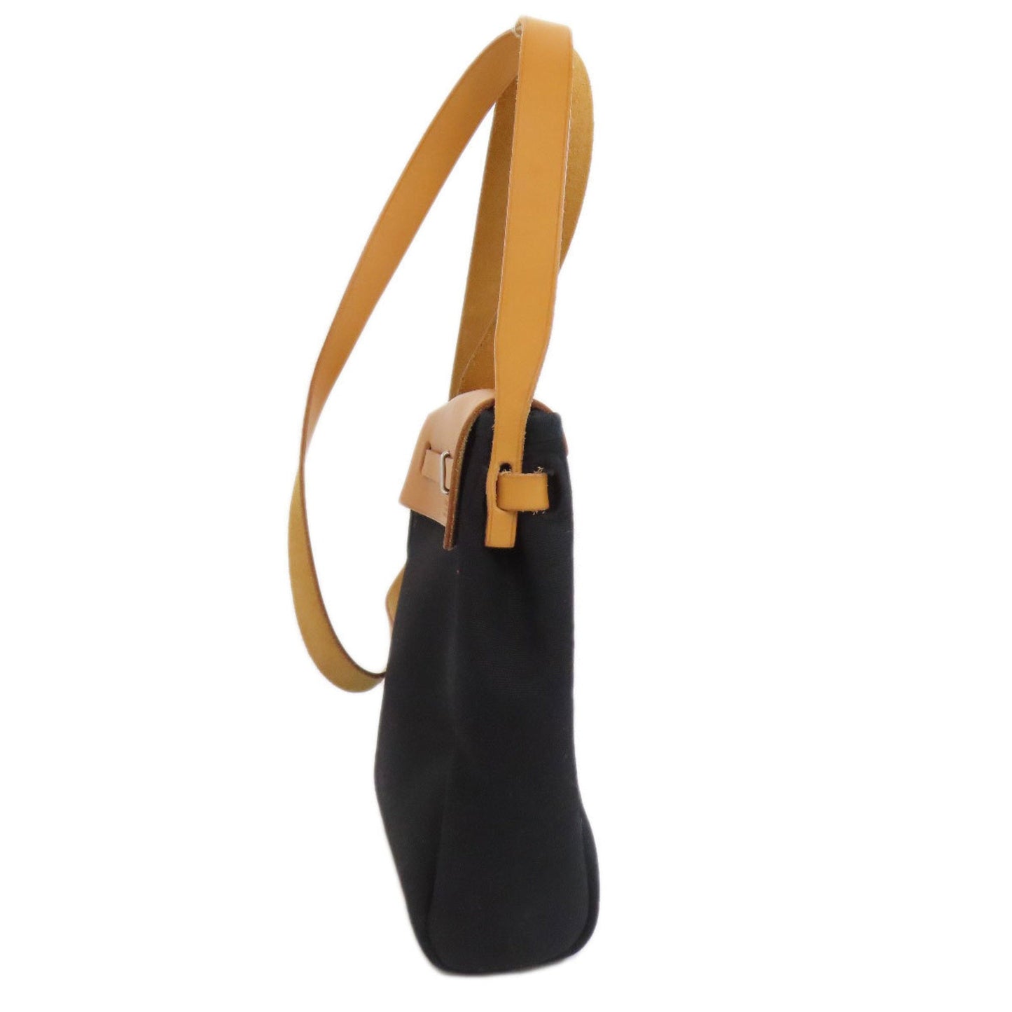 Hermes Beige Black Shoulder Bag ( )