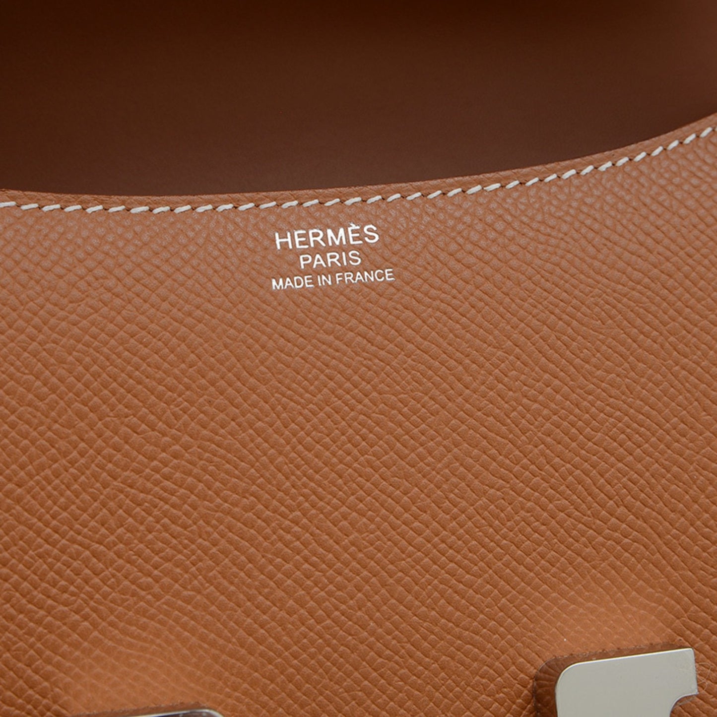 Hermes Brown Epsom Leather Shoulder Bag ( )