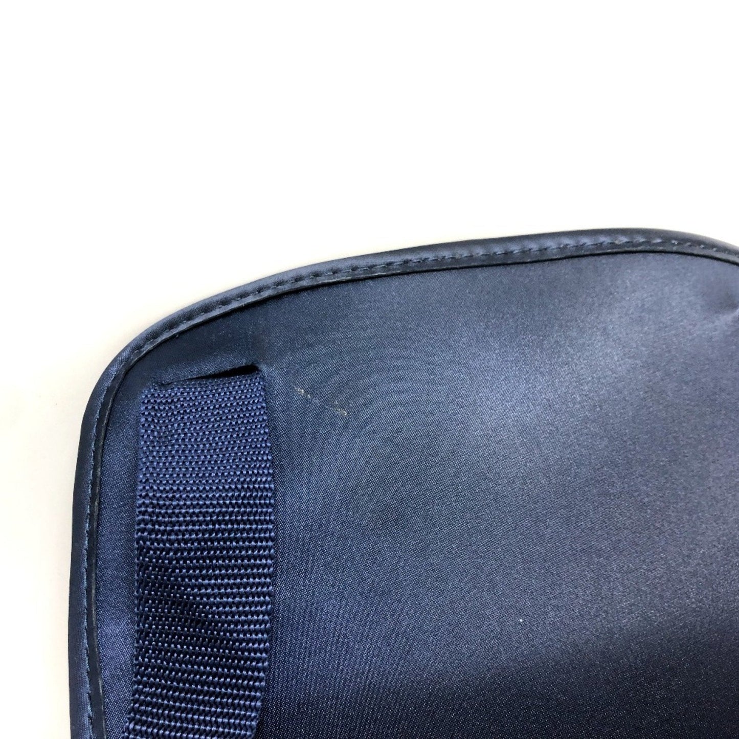 Hermes Blue Canvas Backpack ( )