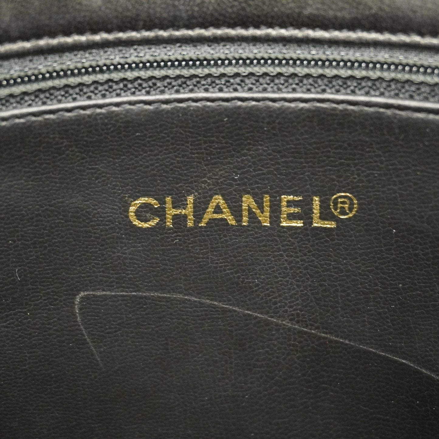 CHANEL   Chain Shoulder Women's Leather Shoulder Bag Black