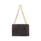 Hermes Brown Suede Shoulder Bag ( )