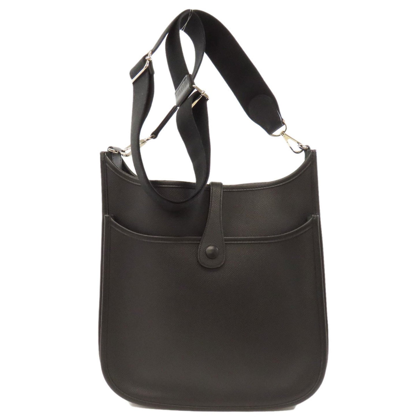 Hermes Black Epsom Leather Shoulder Bag ( )