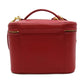 CHANEL 2way vanity bag Red Caviar Skin [Grained Calf]