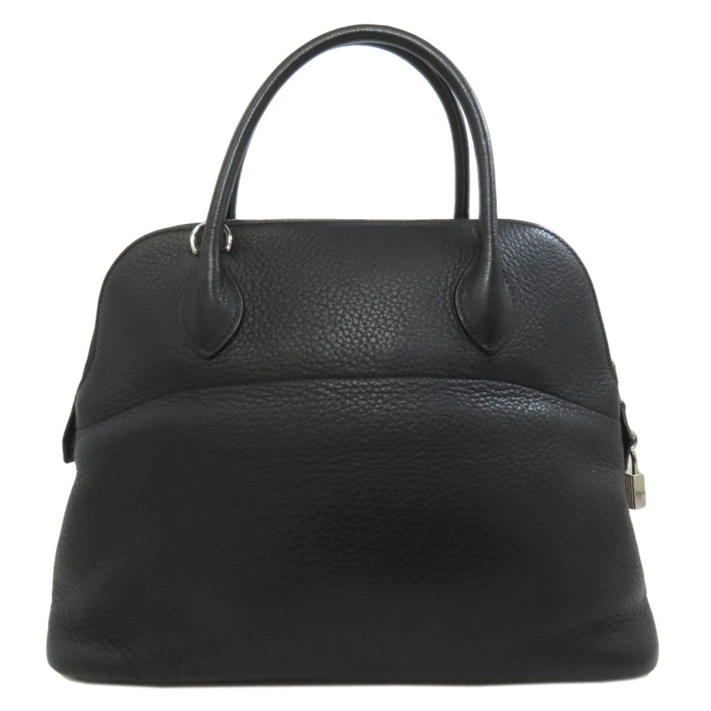 Hermes Black Leather Handbag ( )