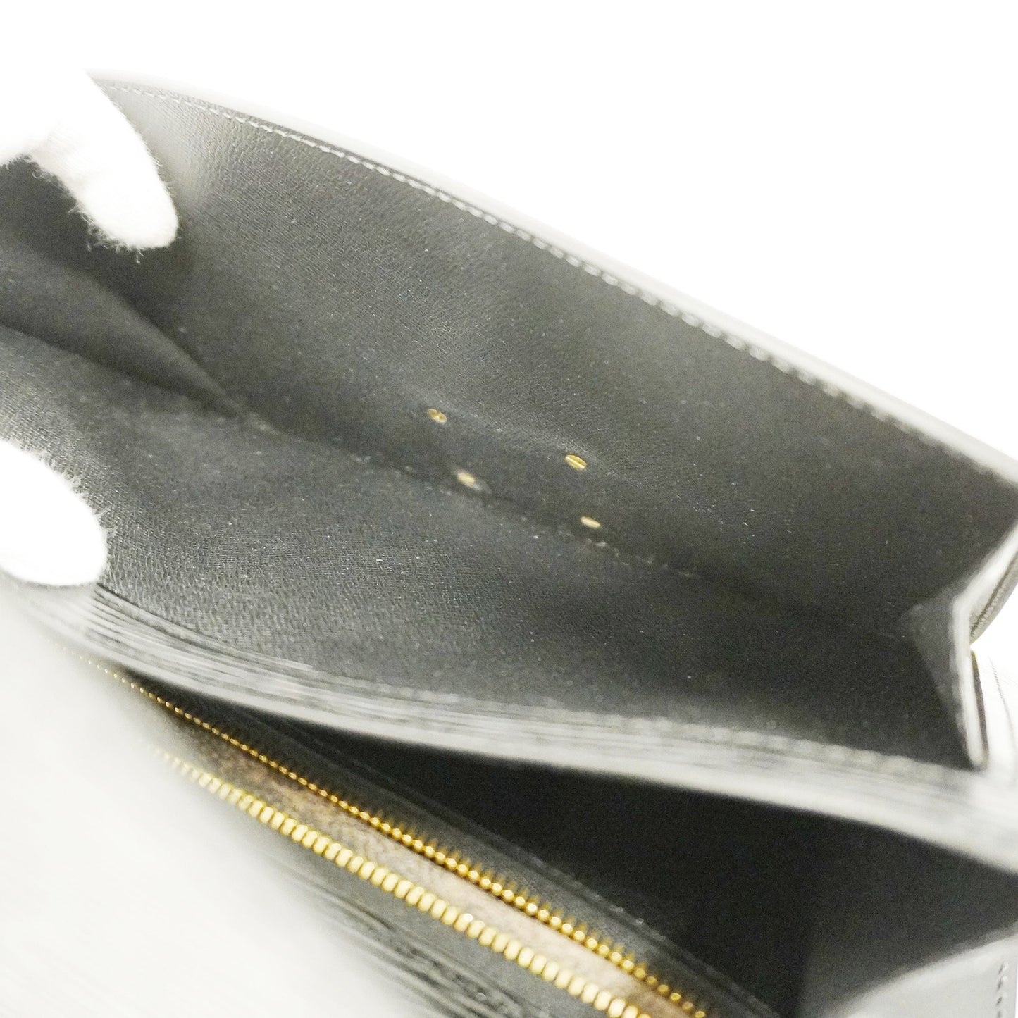 LOUIS VUITTONAuth  Epi Serie Dragonne M52612 Clutch Bag Noir
