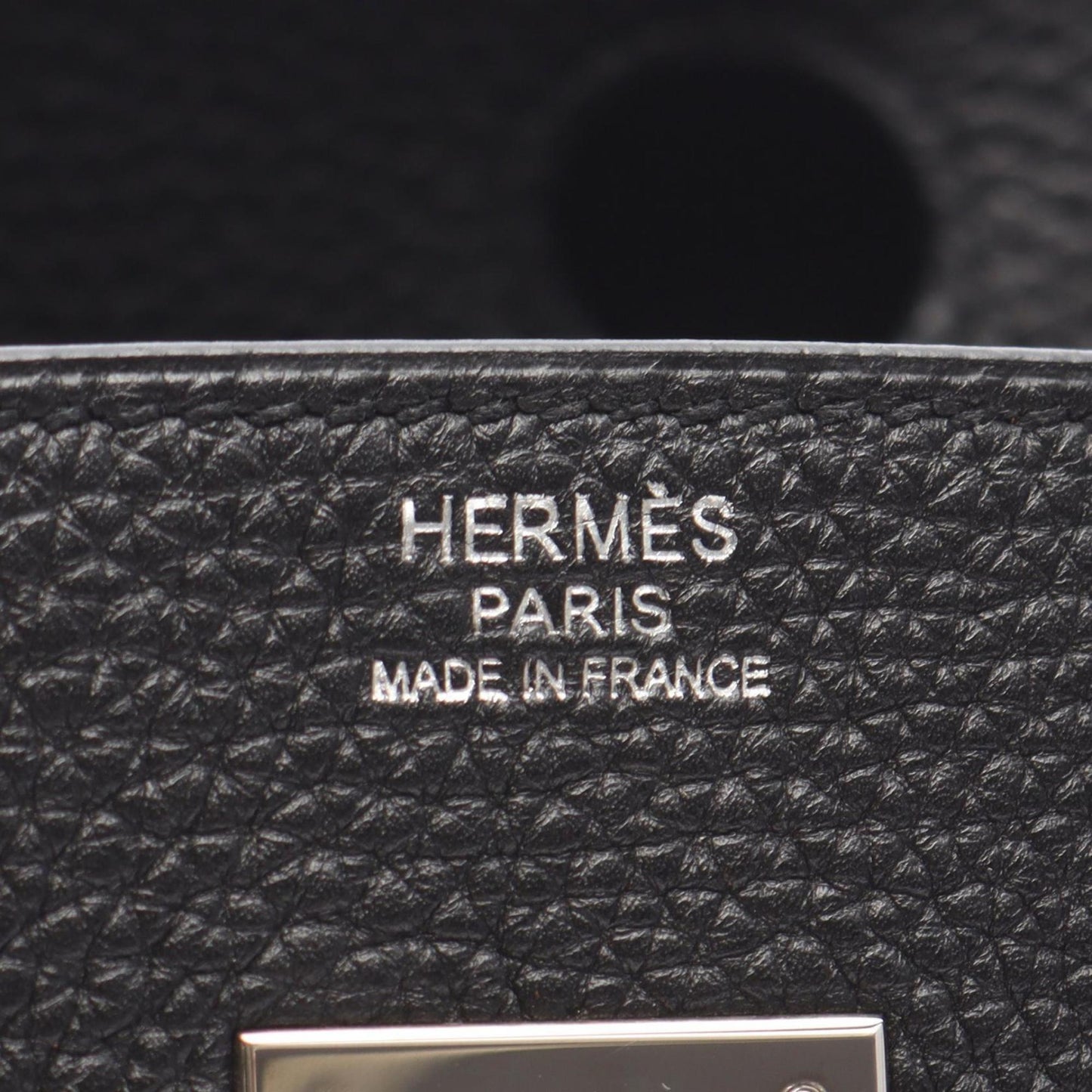Hermes Black Togo Leather Handbag ( )