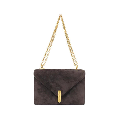 Hermes Brown Suede Shoulder Bag ( )